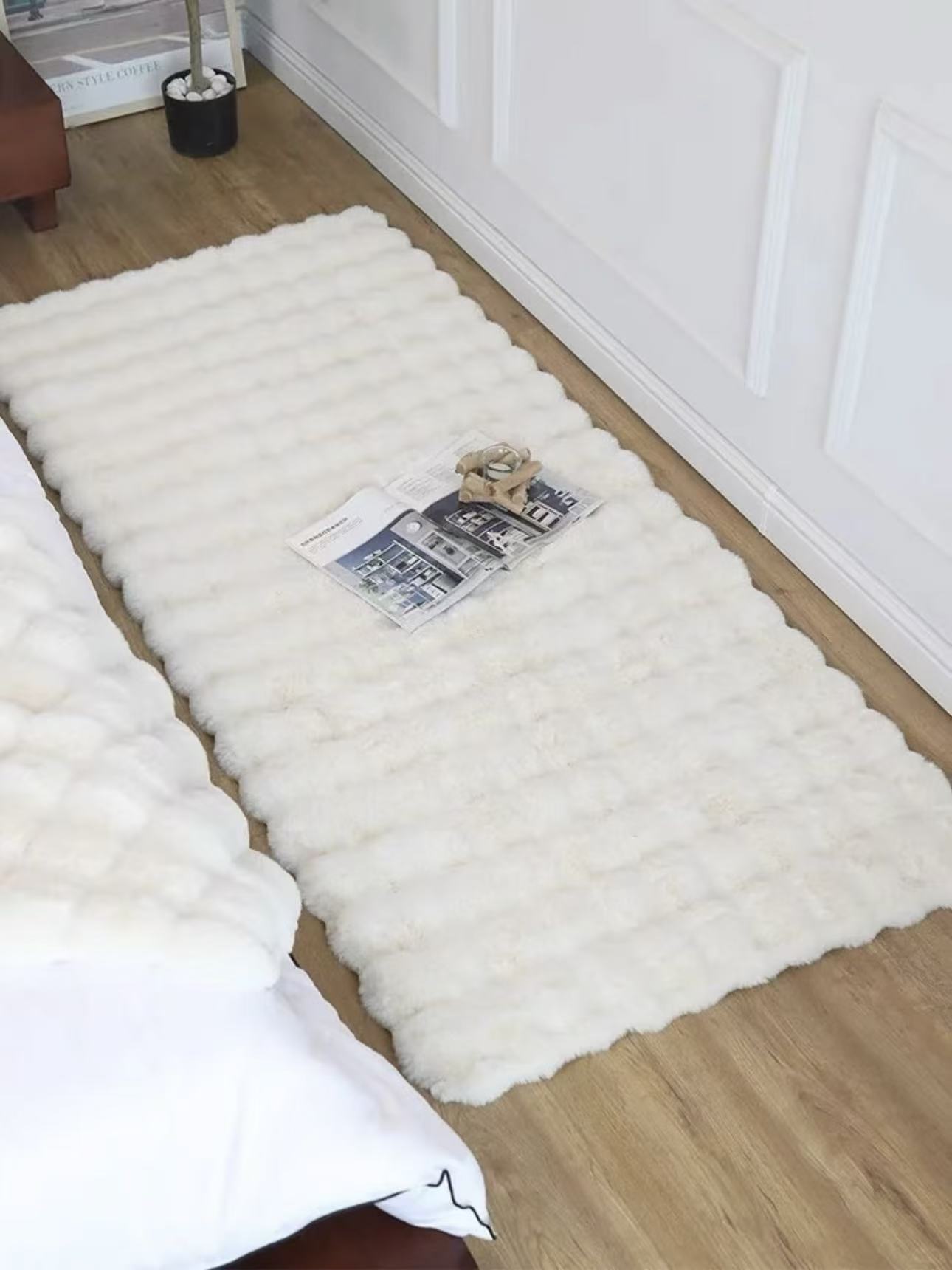 Rabbit fur imitation carpet
